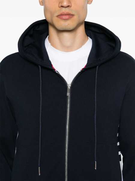 Bluze de trening Thom Browne Cotton Hoodie NAVY Barbati (BM 18606073) 5