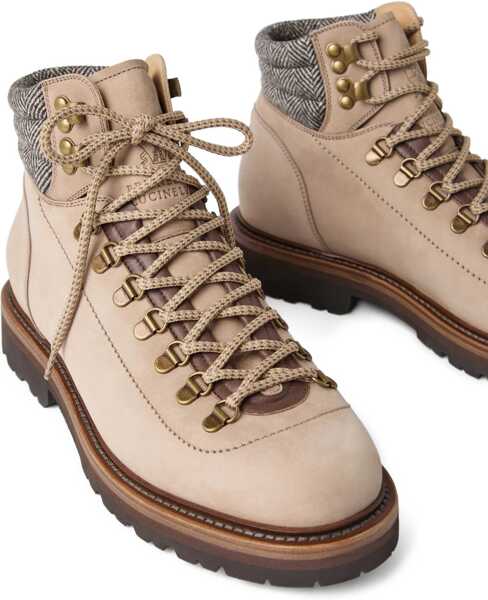 Bocanci casual Brunello Cucinelli Hiking Boots MULTI Barbati (BM 18606079) 4