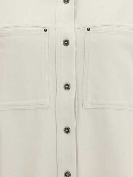 Camasi casual ISABEL MARANT ETOILE Jersey Shirt ECRU Femei (BM 18606082) 4