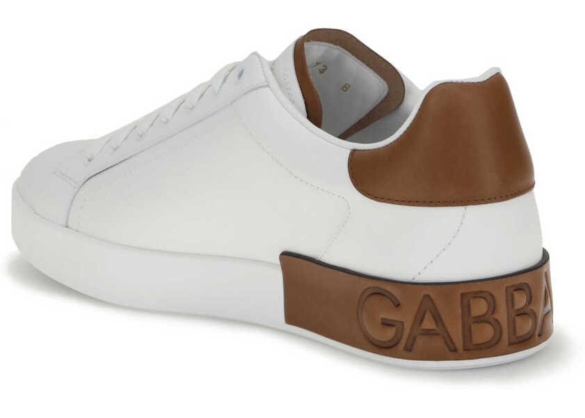 Sneakers Dolce & Gabbana Portofino Sneakers BIANCO/CUOIO Barbati (BM 18606139) 3
