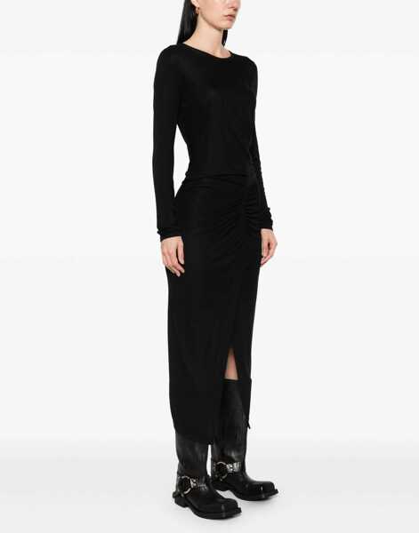 Rochii ISABEL MARANT ETOILE Jelina long Dress BLACK Femei (BM 18606196) 3