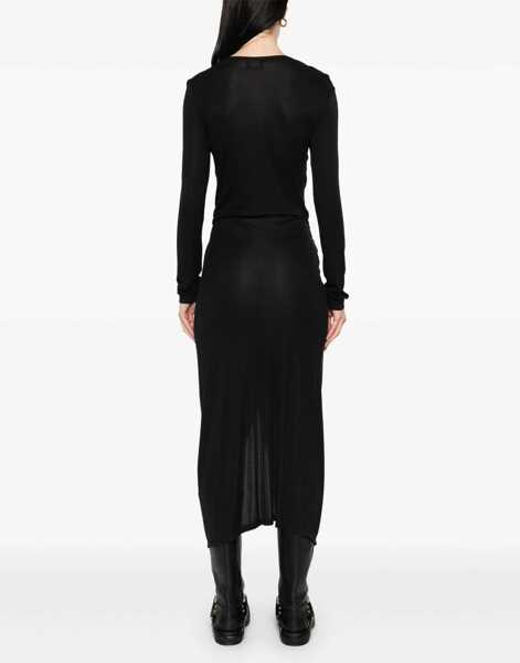 Rochii ISABEL MARANT ETOILE Jelina long Dress BLACK Femei (BM 18606196) 4