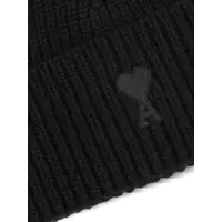 Caciuli pentru Barbati - Caciuli AMI Paris Ami De Coeur beanie Hat NOIR/NOIR Barbati (BM 18606199) - B-mall.ro