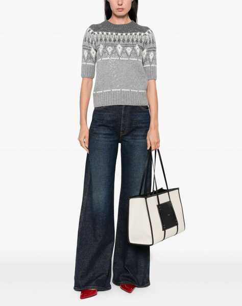 Pulovere Ermanno Scervino Short sleeved Sweater INTARSIO GR Femei (BM 18606208) 2