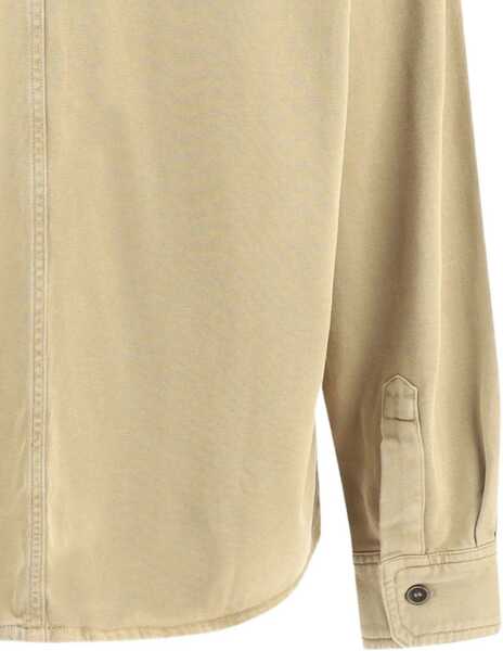 Camasi casual ISABEL MARANT ETOILE Jersey Shirt Light Bronze Femei (BM 18606220) 3