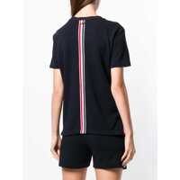Imbracaminte Dama pagina 210 - Tricouri Thom Browne T-Shirt with iconic bands NAVY Femei (BM 18606226) - B-mall.ro