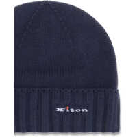 Caciuli pentru Barbati - Caciuli KITON Wool beanie Hat BLU Barbati (BM 18606241) - B-mall.ro
