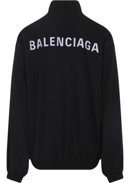 Jachete Balenciaga Oversized Windbreaker Jacket BLACK Barbati (BM 18606268) 2