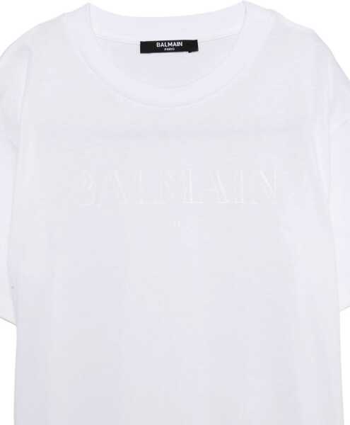 Tricouri Balmain T-Shirt WHITE Baieti (BM 18606442) 3