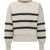 Balmain Striped Sweater BEIGE