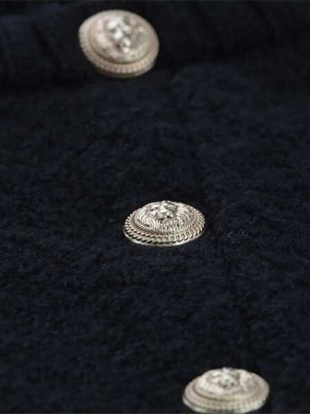 Hanorace Balmain Shirt With Buttons BLACK Fete (BM 18606460) 3