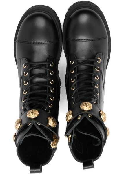 Ghete Balmain Amphibian With Laces BLACK Baieti (BM 18606466) 3