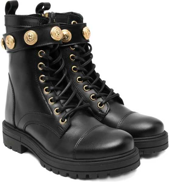 Ghete Balmain Amphibian With Laces BLACK Baieti (BM 18606466) 1