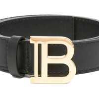 Curele pentru Fete - Curele Balmain Cinta Logo BLACK Fete (BM 18606487) - B-mall.ro