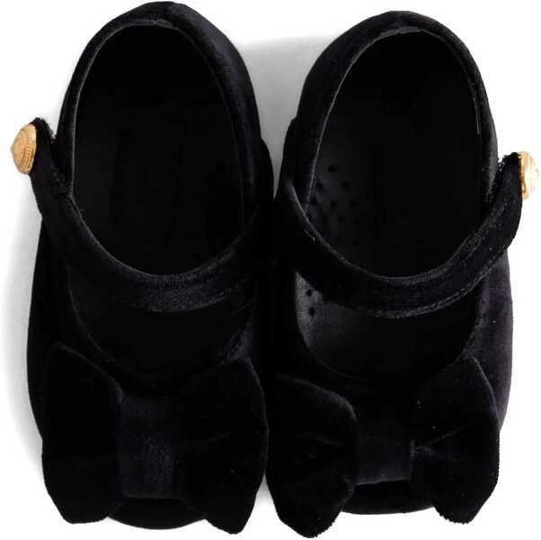 Balerini casual Balmain Ballet Flats With Bow BLACK Fete (BM 18606490) 4