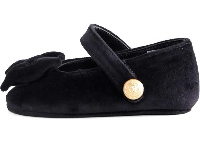 Balerini casual Balmain Ballet Flats With Bow BLACK Fete (BM 18606490) 5