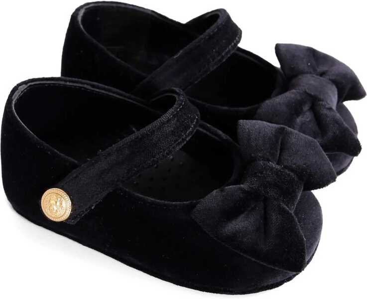 Balerini casual Balmain Ballet Flats With Bow BLACK Fete (BM 18606490) 1