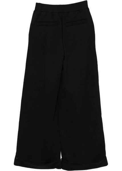 Pantaloni casual Balmain Baggy Pants With Buttons BLACK Baieti (BM 18606496) 2