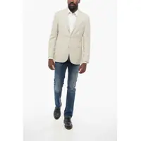 Sacouri elegante pentru Barbati - Sacouri elegante CORNELIANI Cc Collection Virgin Wool Side Vents Notch Lapel 2-Button Bl Beige Barbati (BM 18606550) - B-mall.ro