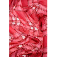 Fulare pentru Barbati - Fulare DSQUARED2 Checked Silk Foulard With Tassels Pink Barbati (BM 18606643) - B-mall.ro