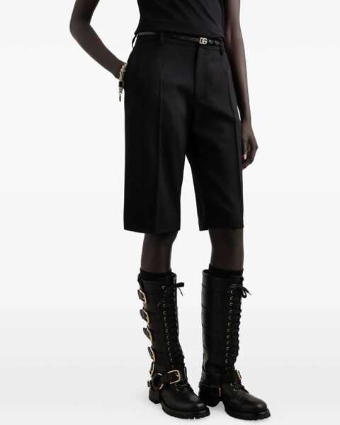 Pantaloni casual Dolce & Gabbana Bermuda Shorts BLACK Femei (BM 18606730) 4