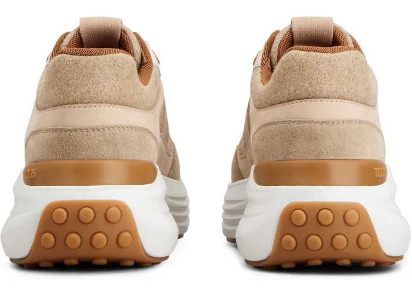 Sneakers TODS Sneakers In Fabric And Suede Leather BROWN Femei (BM 18606733) 3