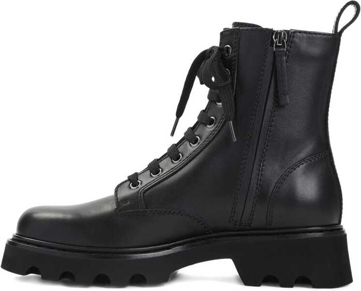 Incaltaminte Roger Vivier Viv Rangers Combat Boots BLACK Femei (BM 18606736) 4