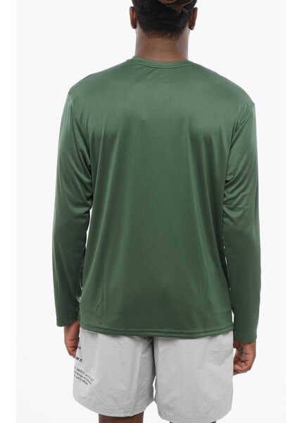 Tricouri Nike Swim Long Sleeved Dri-Fit Crew-Neck T-Shirt Green Barbati (BM 18606775) 2