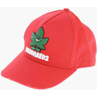 Caciuli Cotton Gabardine Could You Be Loved Cap With Embossed Detail Barbati