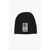 DSQUARED2 Wool-And-Cashmere Beanie Icon With Embossed Logo Black