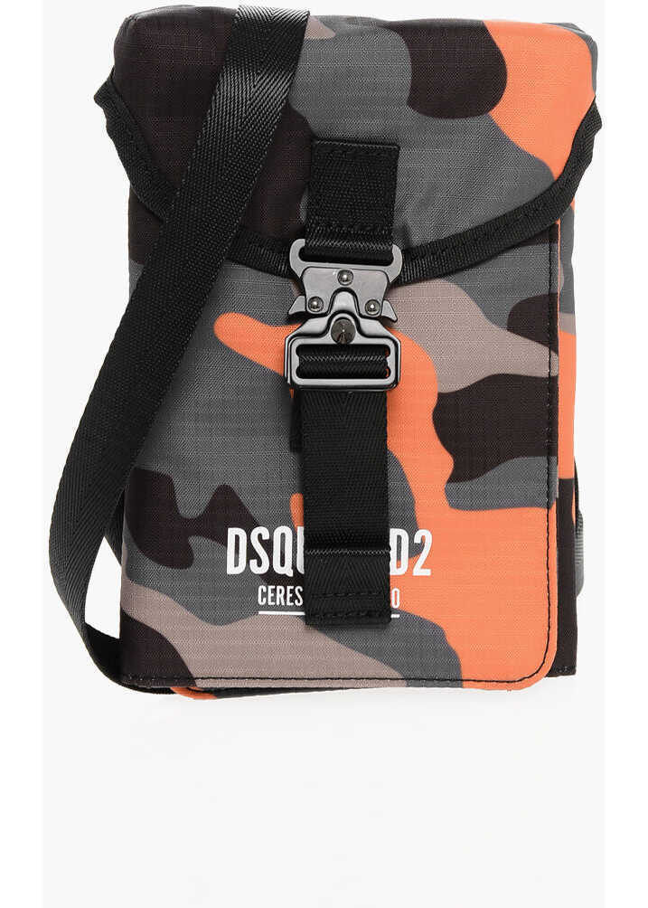 Portofele DSQUARED2 Camou Phone Holder With Shoulder Strap Multicolor Barbati (BM 18606865) 1