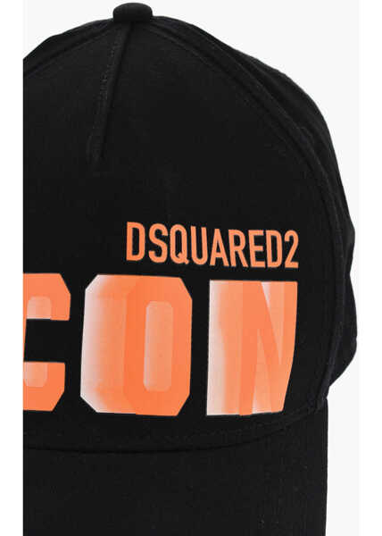 Caciuli DSQUARED2 Cap Icon With Print Black Barbati (BM 18606991) 3