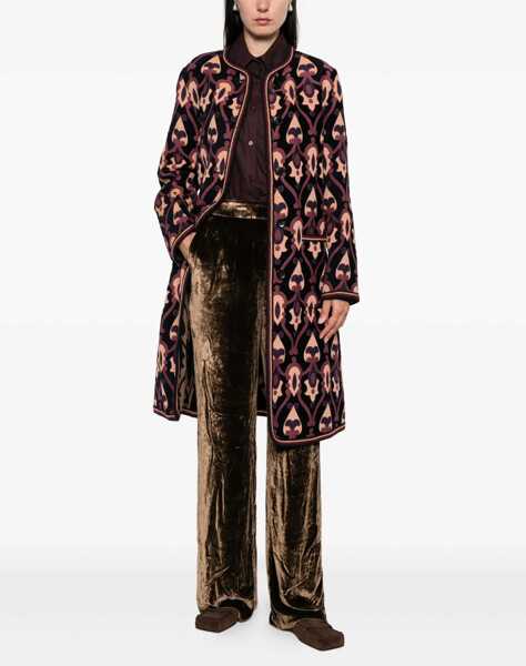 Pantaloni casual ETRO Velvet Pants BROWN Femei (BM 18607048) 2