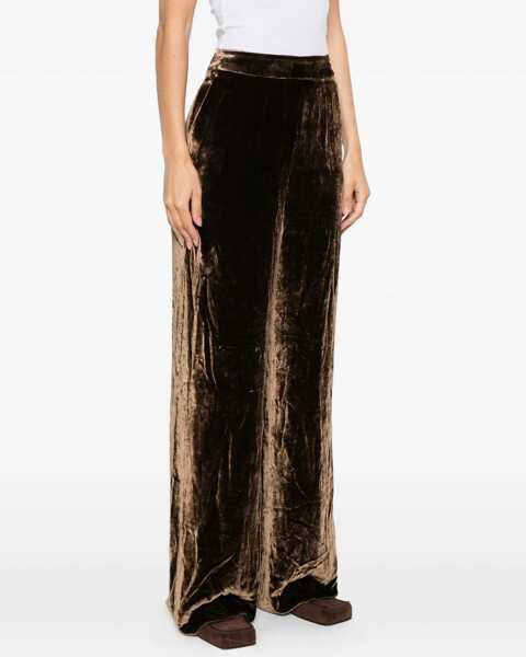 Pantaloni casual ETRO Velvet Pants BROWN Femei (BM 18607048) 3