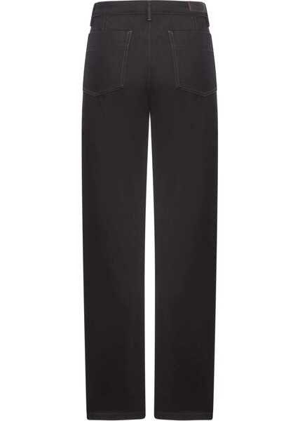Pantaloni casual LEMAIRE Twisted Pants BLACK Femei (BM 18607069) 2