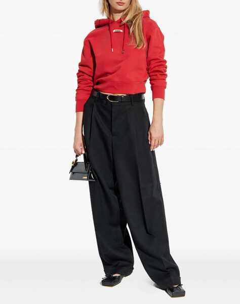 Bluze de trening JACQUEMUS The Grosgrain Hoodie RED Femei (BM 18607078) 2