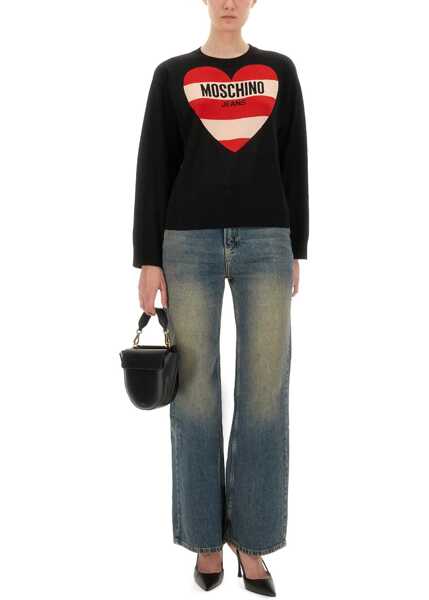 Blugi skinny MOSCHINO JEANS Jeans In Denim DENIM Femei (BM 18607090) 2