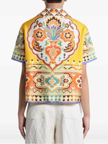 Bluze ETRO Printed Silk Shirt MULTICOLOUR Femei (BM 18607120) 4