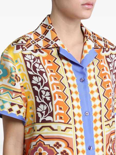 Bluze ETRO Printed Silk Shirt MULTICOLOUR Femei (BM 18607120) 5