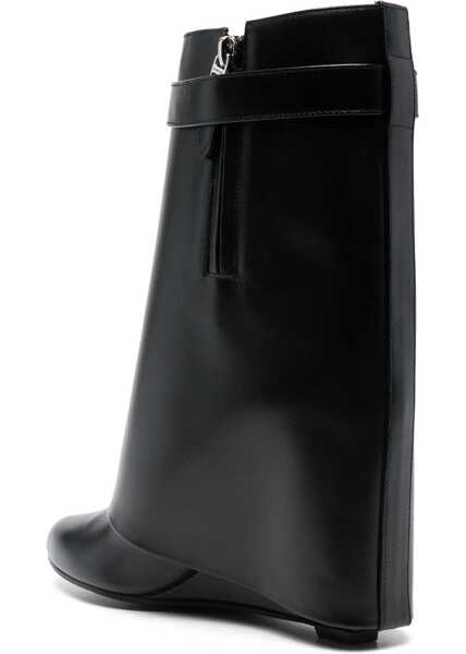 Cizme scurte Givenchy Stivaletto Shark Lock BLACK Femei (BM 18607132) 3