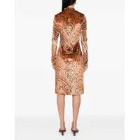 Imbracaminte Dama pagina 233 - Rochii casual ETRO Paisley Print Dress ORANGE Femei (BM 18607153) - B-mall.ro