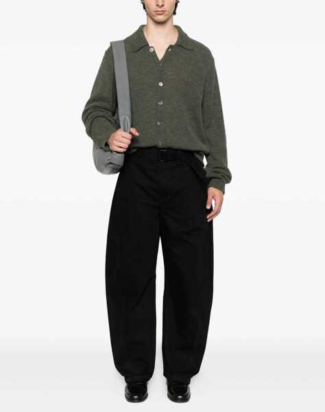 Pantaloni casual LEMAIRE Twisted Pants BLACK Femei (BM 18607198) 2