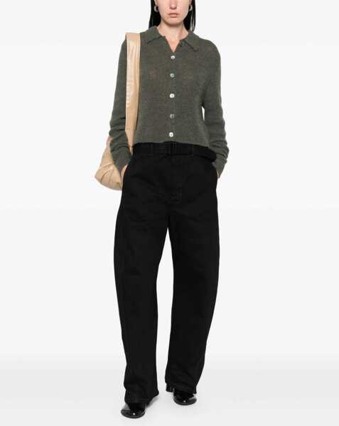 Pantaloni casual LEMAIRE Twisted Pants BLACK Femei (BM 18607198) 3