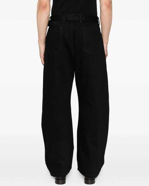 Pantaloni casual LEMAIRE Twisted Pants BLACK Femei (BM 18607198) 4