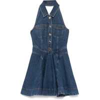 Rochii casual Self-Portrait Denim Flared Mini Dress