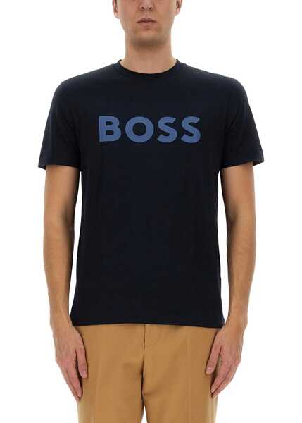 Tricouri Hugo Boss Thinking 1 T-Shirt BLUE Barbati (BM 18607243) 2