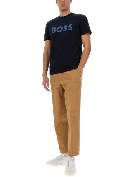 Tricouri Hugo Boss Thinking 1 T-Shirt BLUE Barbati (BM 18607243) 3