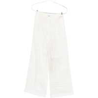 Pantaloni casual Viscose And Silk Dévoré Pants Femei