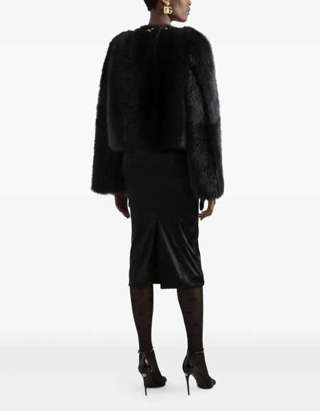 Rochii casual Dolce & Gabbana Satin Bustier Longuette Dress BLACK Femei (BM 18607264) 3