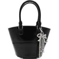 Genti de mana Leather Tote Bag With Charm Femei